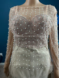 NLK Styles Diamond and Pearls Blouse over Blouse with lace corset