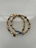 Set of 2 Initial Beaded Bracelets