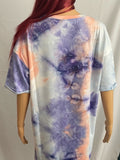 - Tie Dye Crew Neck T-Shirt Dress