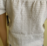 Smocked Off the Shoulder Top BP.