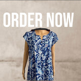 Printed Ruffle-Trim Nightgown by Ralph Lauren