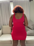 Racerback Bodycon Midi Dress VELVET TORCH