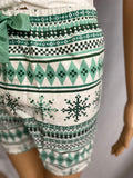 Tie Waist Flannel Shorts