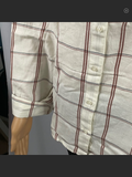 Plaid Long Sleeve Cotton Button Up Shirt B…