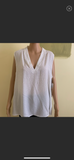 V-Neck Sleeveless Top HALOGEN®