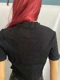 Ribbed Mock Neck Crop Top