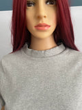 Ribbed Mock Neck Crop Top