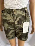 Dual Button Twill Shorts ROYALTY FOR ME