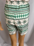 Tie Waist Flannel Shorts