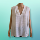 V-Neck Sleeveless Top HALOGEN®