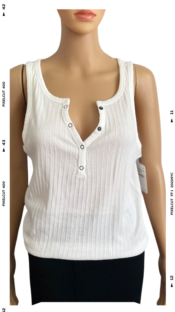 Rib Henley Tank