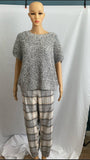 Plaid pull up pants