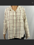 Plaid Long Sleeve Cotton Button Up Shirt B…