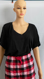V-Neck Short Sleeve T-Shirt