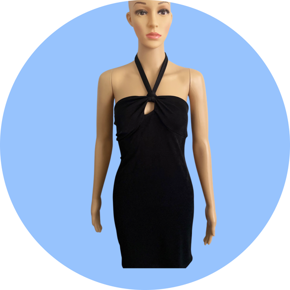Halter Neck Mini Dress