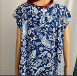 Printed Ruffle-Trim Nightgown by Ralph Lauren