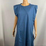Shoulder Pad Jersey Knit Shift Dress ONE ONE SIX