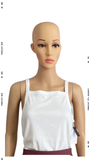 Picot Trim Cotton Blend Rib Bodysuit