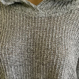Plus Size Hooded Marled Top