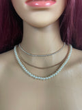 Multistrand Imitation Pearl Necklace