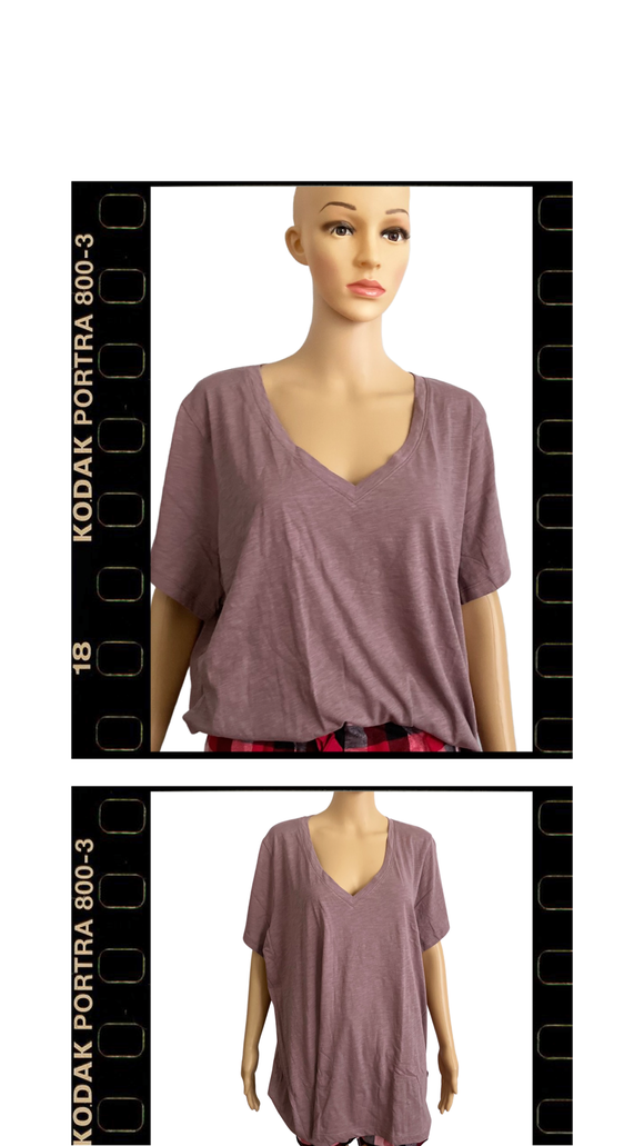 V-Neck Short Sleeve T-Shirt