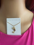 Egyptian Pharaoh Bust Pendant Necklace STERLING FOREVER