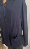 Cloud Jersey hooded cardigan XL
