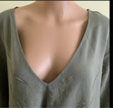 Gauze Twist-Front Dolman Top
