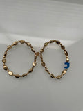 Set of 2 Initial Beaded Bracelets
