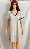 V-Neck T-Shirt Dress