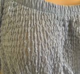 Long Sleeve Textured Crop Top