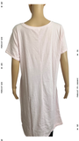 Ruched Cotton Blend T-Shirt Dress