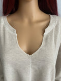 Split Neck Crop Top