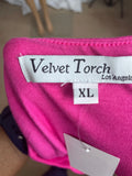 Racerback Bodycon Midi Dress VELVET TORCH